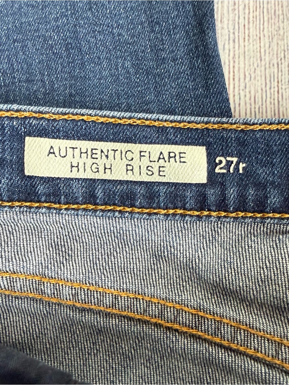 GAP Authentic Flare High Rise Button Fly Jeans 27 R - Picture 4 of 8